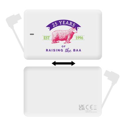 Image of Credit Card Power Banks 2500 mAh