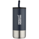 Image of Grayson 480 ml RCS recycled insulated tumbler with straw 