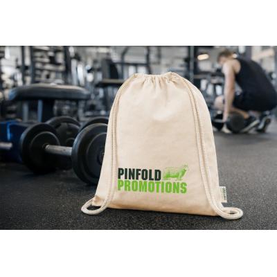 Image of Odisha 140 g/m² OCS organic drawstring bag 5L